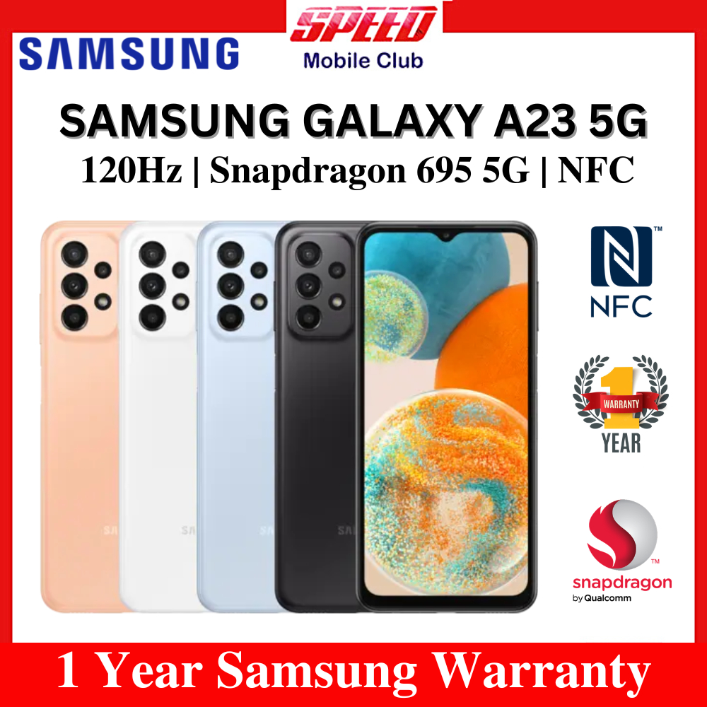 Samsung A23 5G (8+128GB) (NFC) | 1 Year Samsung Warranty | Samsung A24 4G (8+128GB) (NFC) | A23 4G (6+128GB)